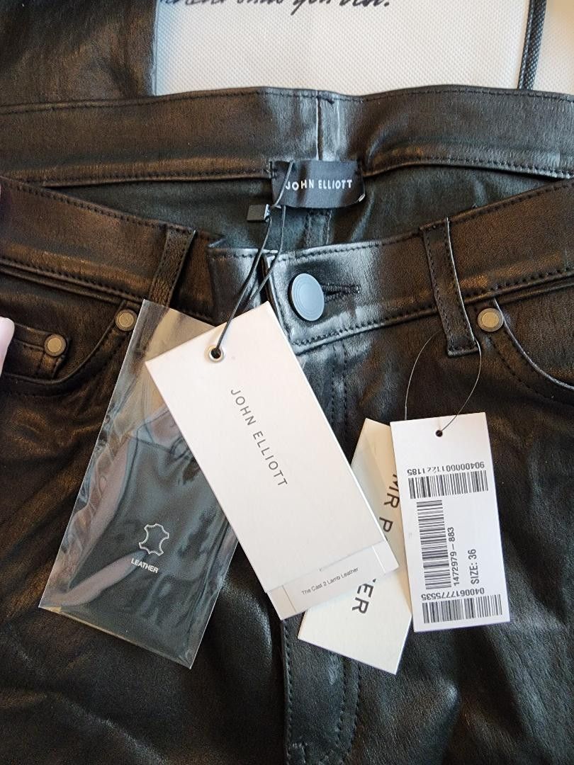 John Elliott John Elliott Leather Pants Cast 2 Size US 36 / EU 52 - 4 Thumbnail