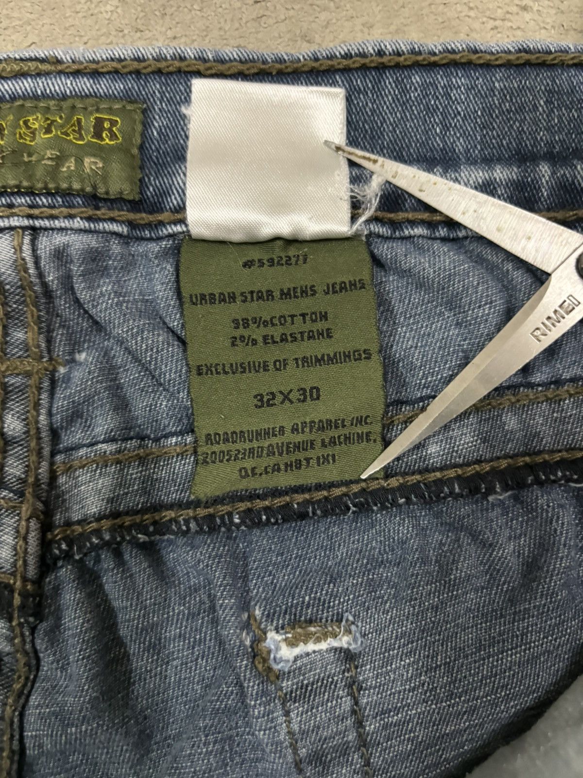 Hysteric Glamour Vintage Japanese Brand Faded Stretch Flare Leg Ripped Jeans Size US 32 / EU 48 - 20 Thumbnail