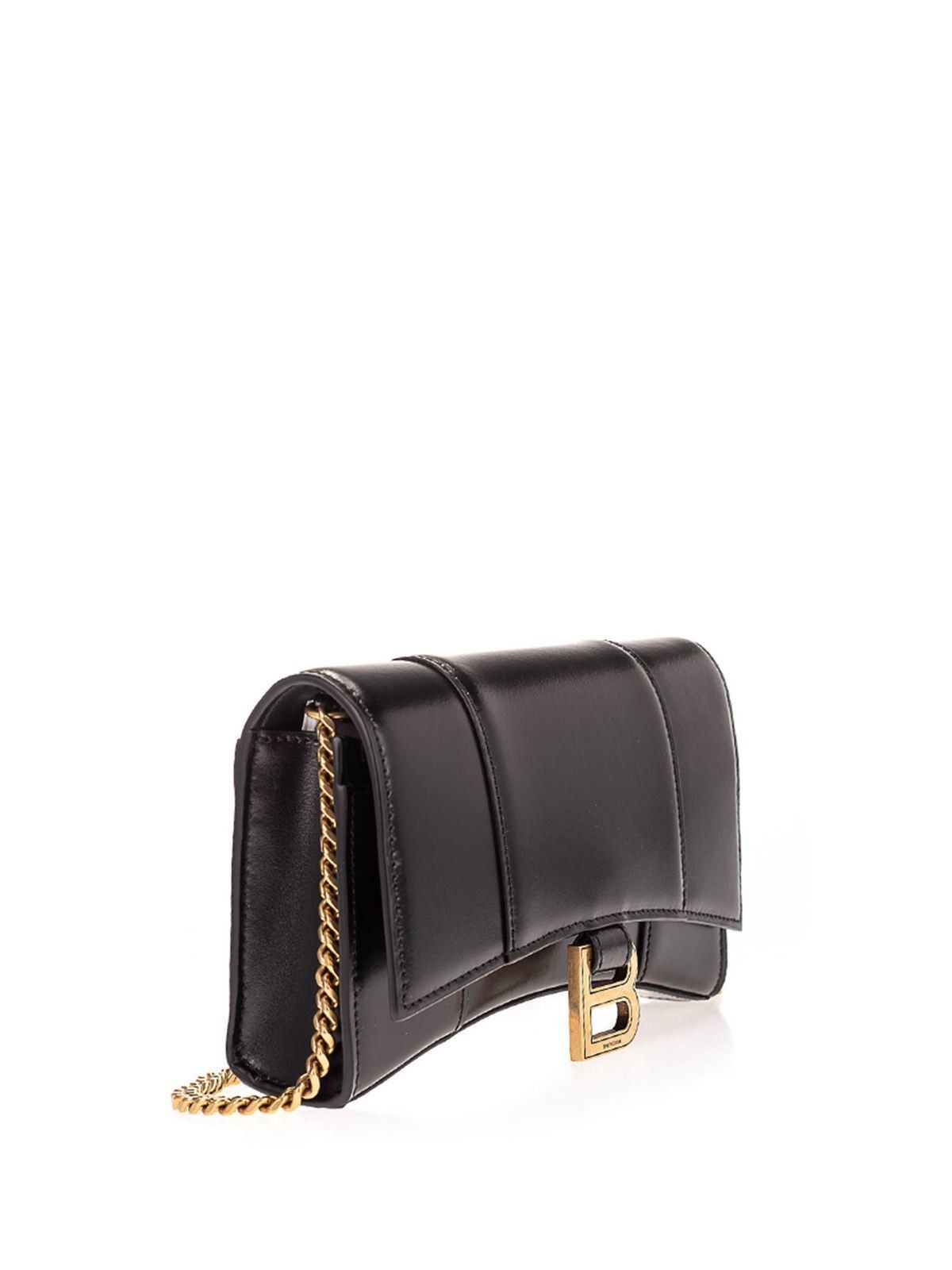 Balenciaga o1bcso1str0126 Size: OS / Hourglass Wallet On Chain Black Size ONE SIZE - 2 Thumbnail