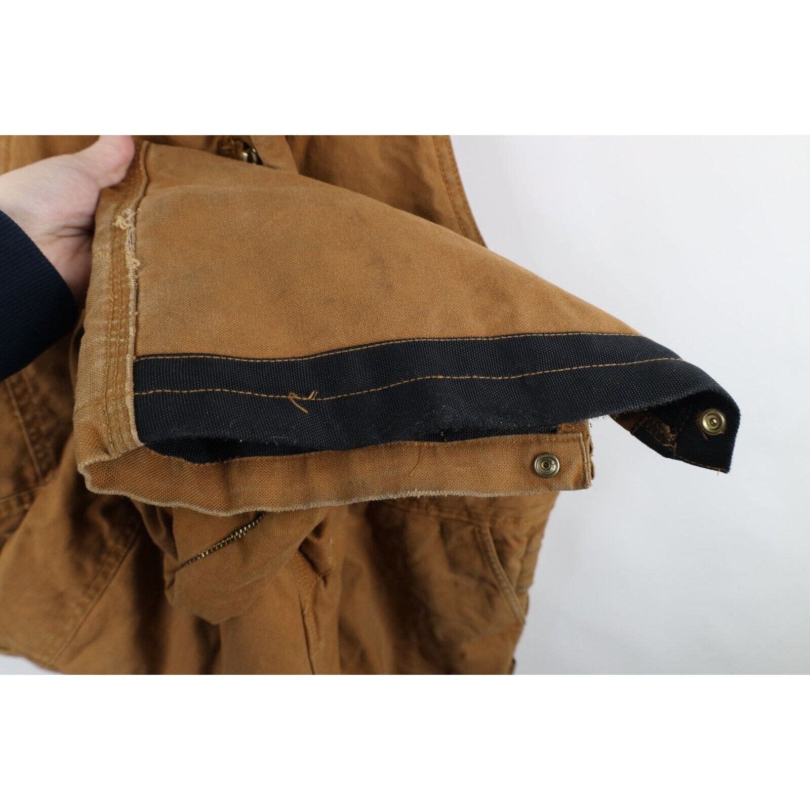 Vintage × Walls Vintage Walls Mens Distressed Quilted Insulated Overalls Size US 32 / EU 48 - 14 Thumbnail