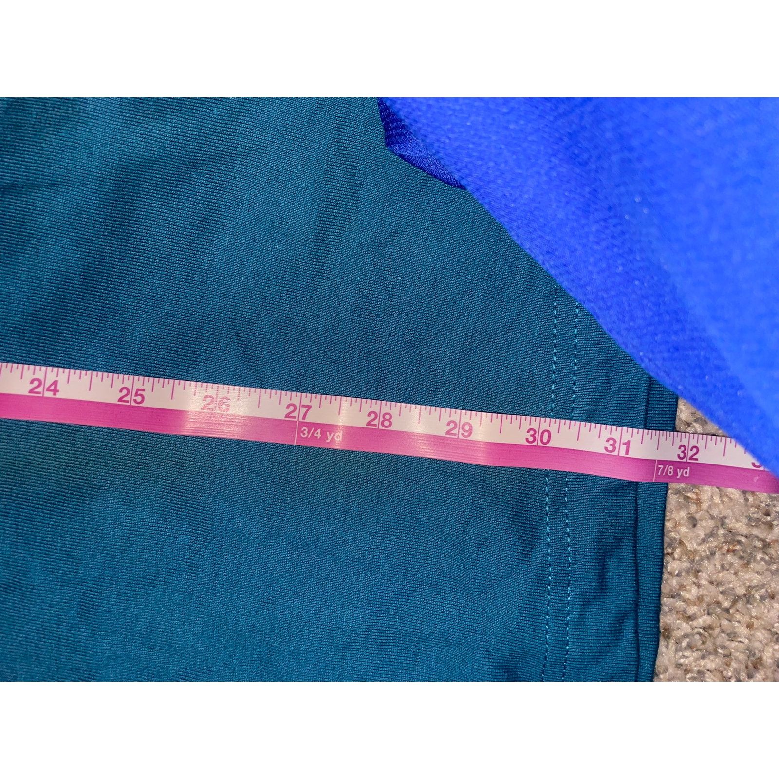 Vintage Vintage Blue Blank Long Sleeve Shirt Tee VTG 90s Large L Size US L / EU 52-54 / 3 - 9 Thumbnail