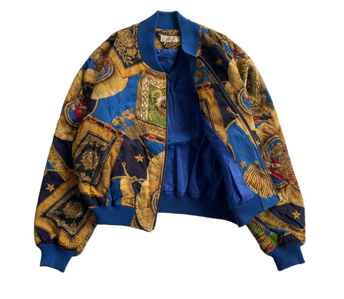Japanese Brand Vintage Chez-Lui Luxury Cropped Bomber Jacket Size US M / EU 48-50 / 2 - 5 Thumbnail