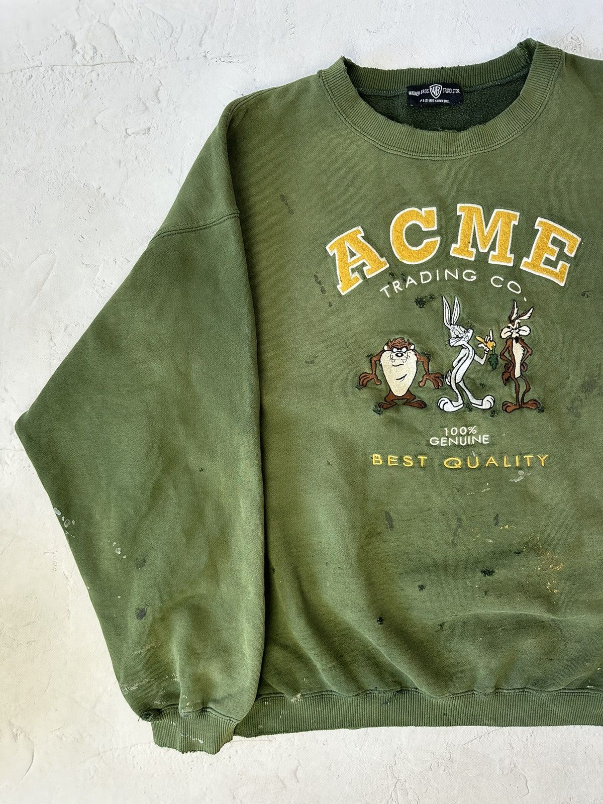 Other Vintage Warner Bros Studios Dead Sweatshirt Size US XL / EU 56 / 4 - 3 Thumbnail