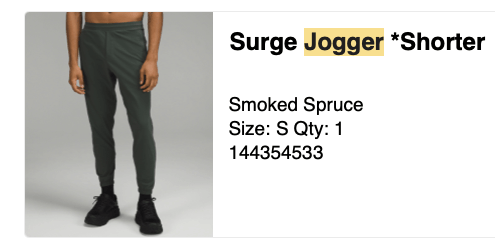 Lululemon Lululemon Surge Jogger Shorter Size US 30 / EU 46 - 1 Thumbnail