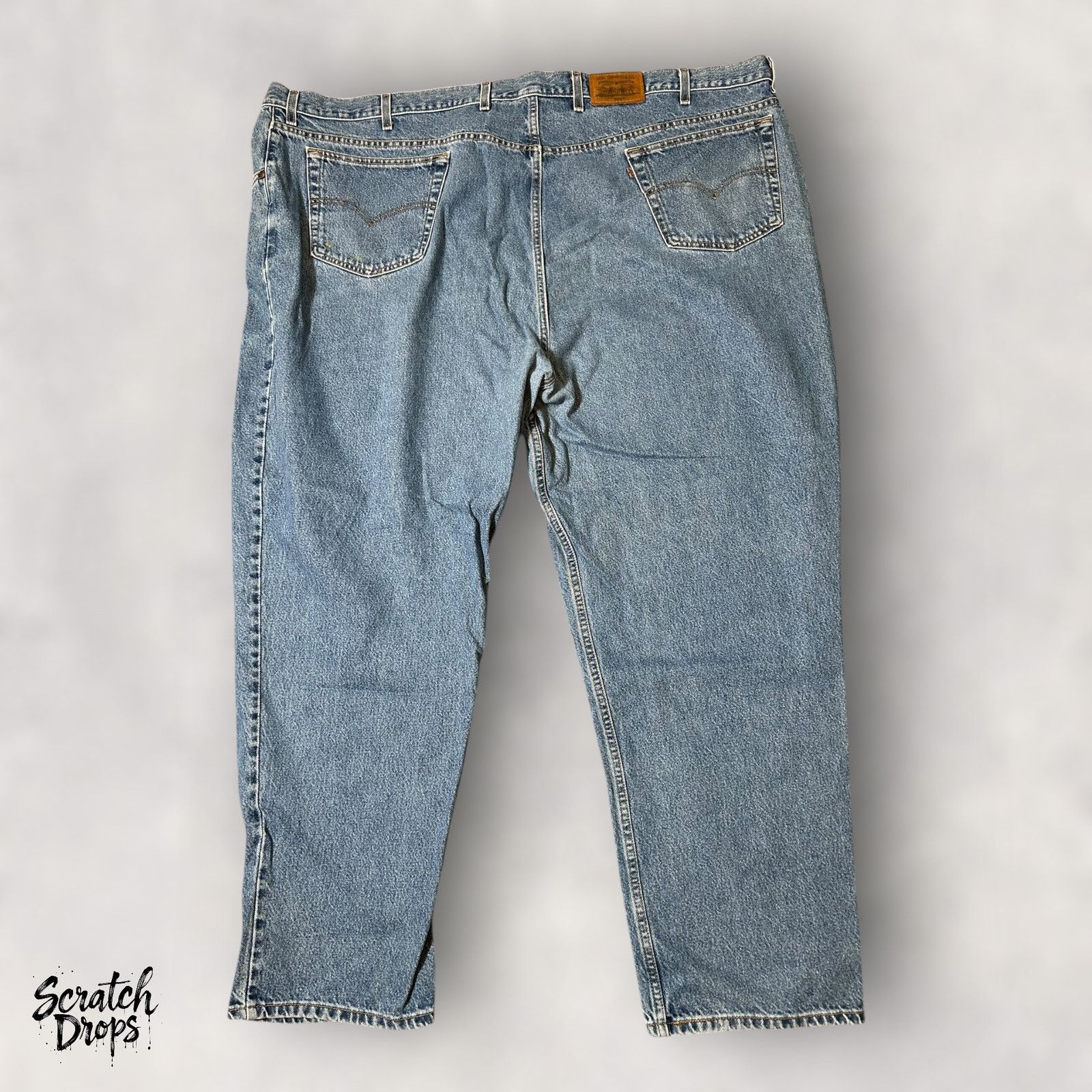 Levi's Vintage Levis Strauss Signature 545 Mens Jeans W52 L32 Loose Size US 38 / EU 54 - 3 Thumbnail
