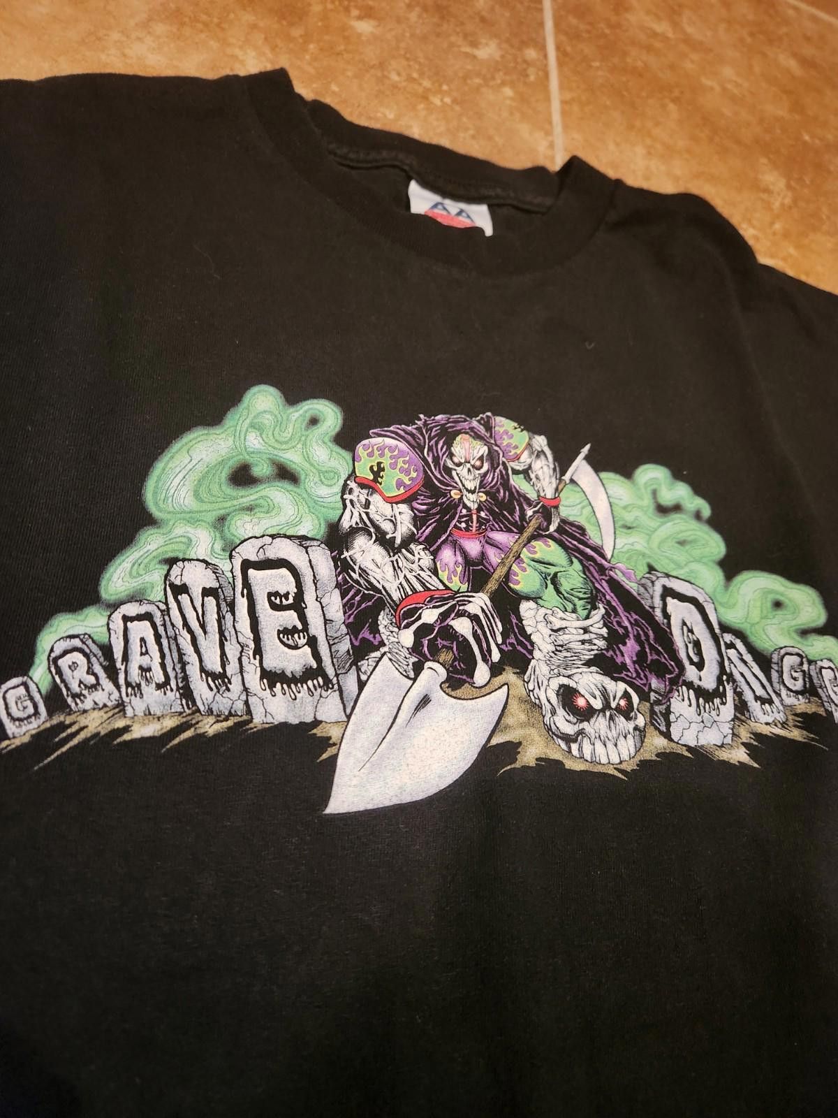 Vintage RARE Vintage Y2K Grave Digger 20 Anniversary Shirt Men's XL Size US XL / EU 56 / 4 - 3 Thumbnail