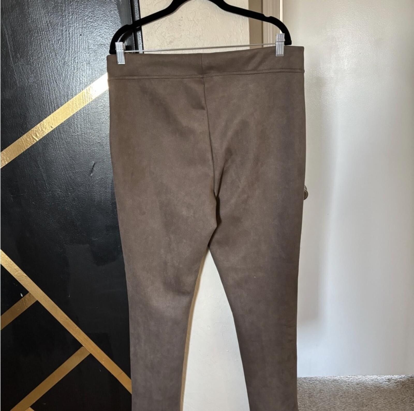 Calvin Klein Calvin Klein faux suede leggings pants Size 36" / US 14 / IT 50 - 7 Thumbnail