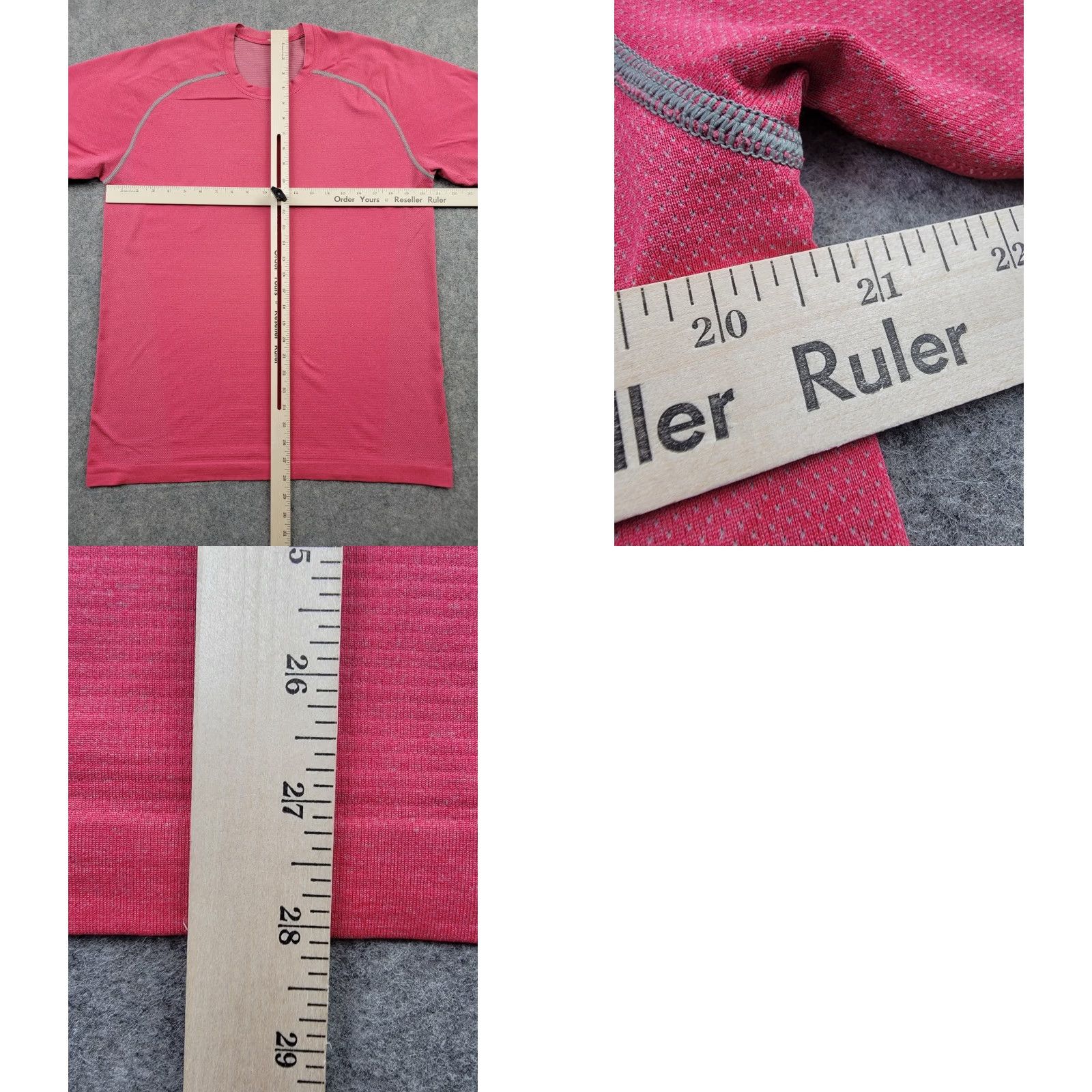 Lululemon Lululemon Shirt Mens Large Pink Short Sleeve Tee Activewear Outdoor Stretch Size US L / EU 52-54 / 3 - 8 Thumbnail