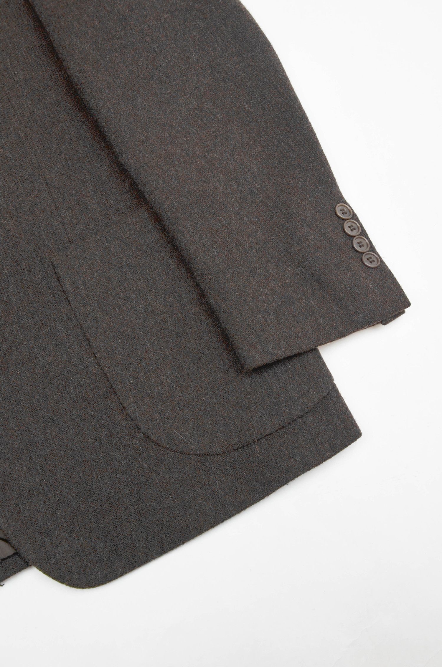 Vintage Yves Saint Laurent pour Homme Wool Brown Blazer M Size 48R - 4 Thumbnail