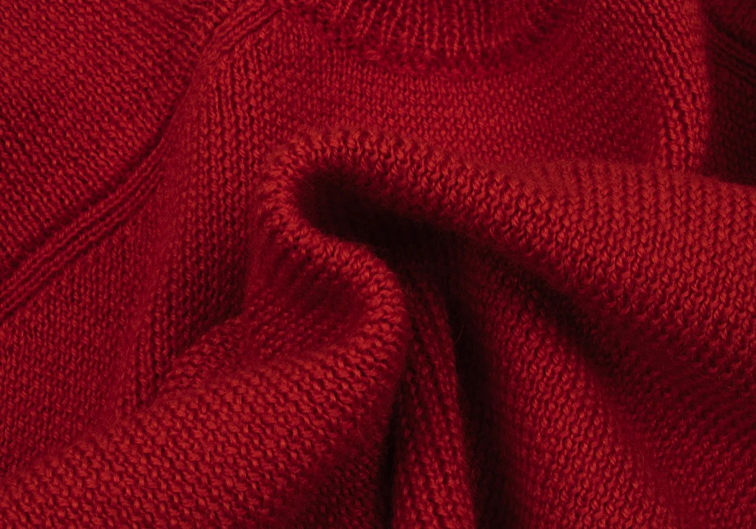 Yohji Yamamoto Yohji Yamamoto Wool High Neck Zip Knit Blouson Size US L / EU 52-54 / 3 - 9 Thumbnail