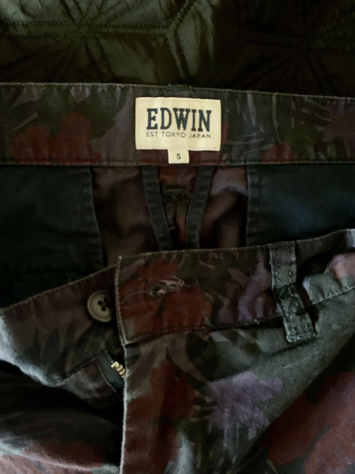 Designer × Edwin × Japanese Brand Edwin Cotton Flat Front Flower Print Shorts size S Size US 32 / EU 48 - 6 Thumbnail
