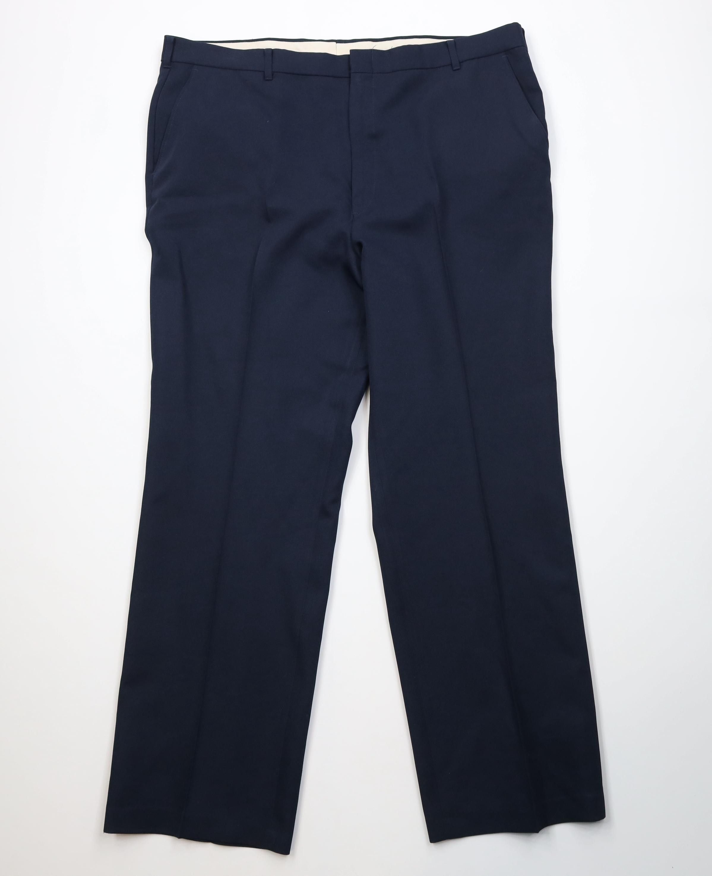 Vintage Vintage 70s Streetwear Knit Flared Wide Leg Chino Pants USA Size US 42 / EU 58 - 1 Thumbnail