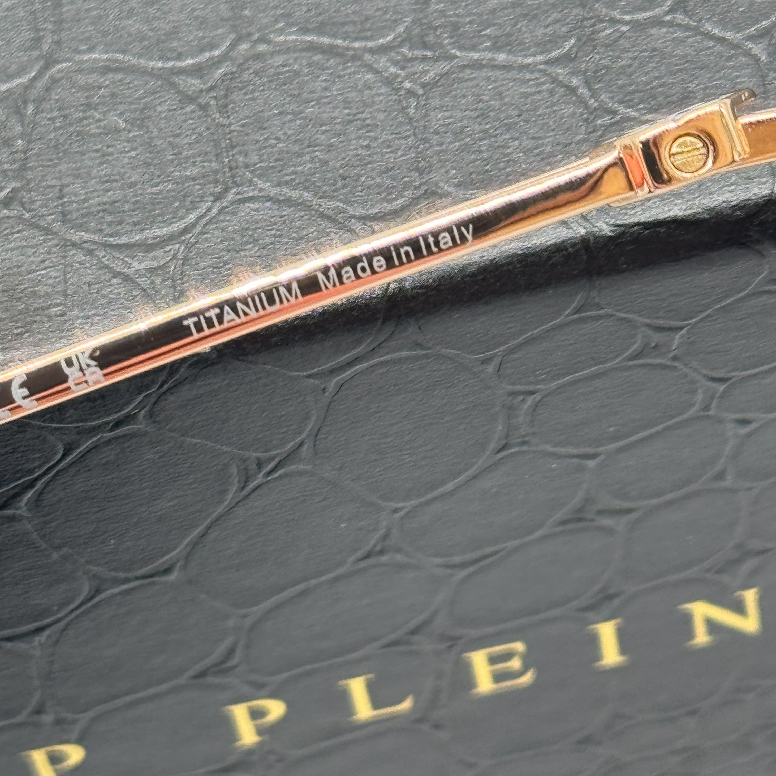 Philipp Plein NEW PHILIPP PLEIN SEVENTIES SPP048M 033M SUNGLASSES Size ONE SIZE - 8 Thumbnail
