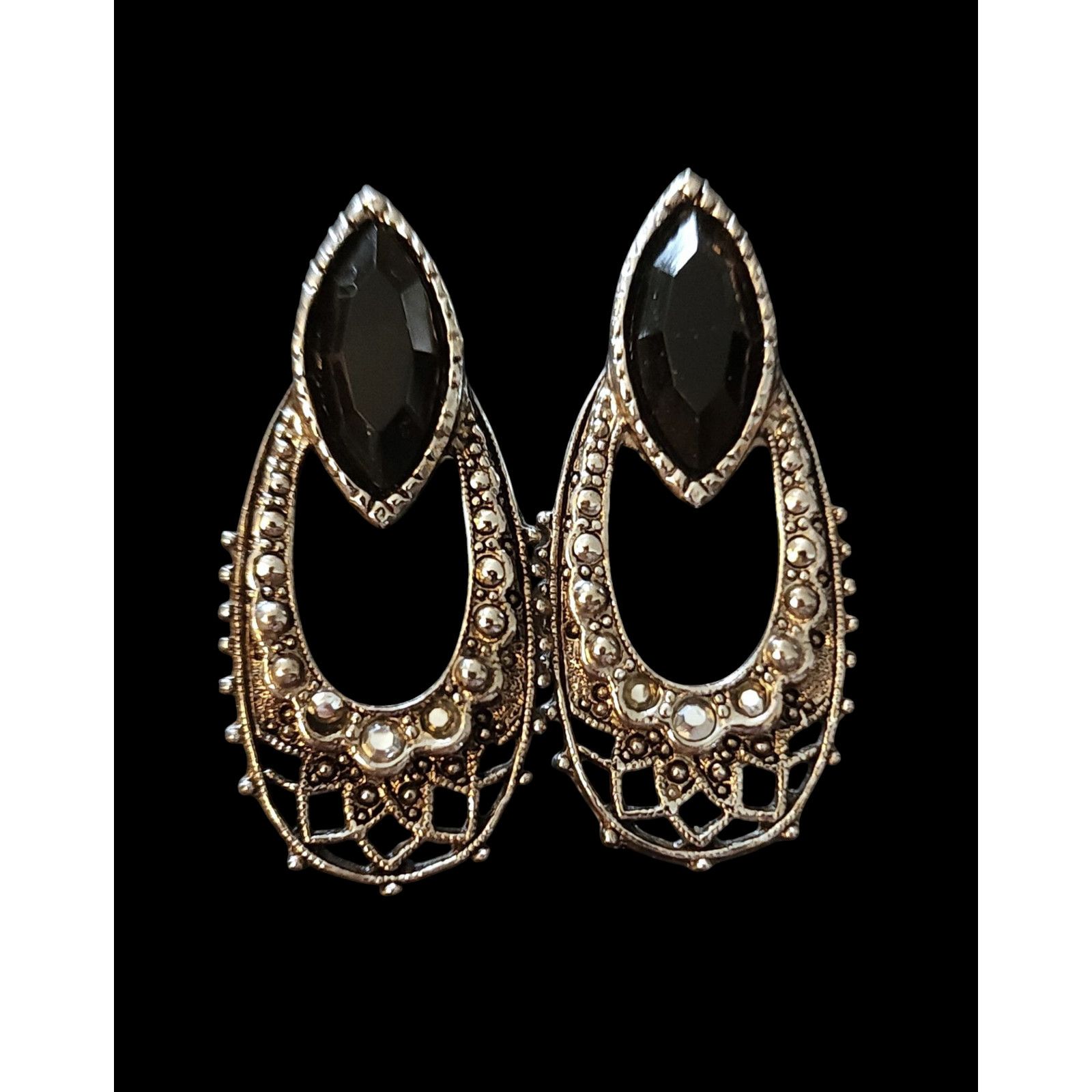 Other Vintage art deco silver marcasite bar brooch & earrings set Size ONE SIZE - 4 Thumbnail