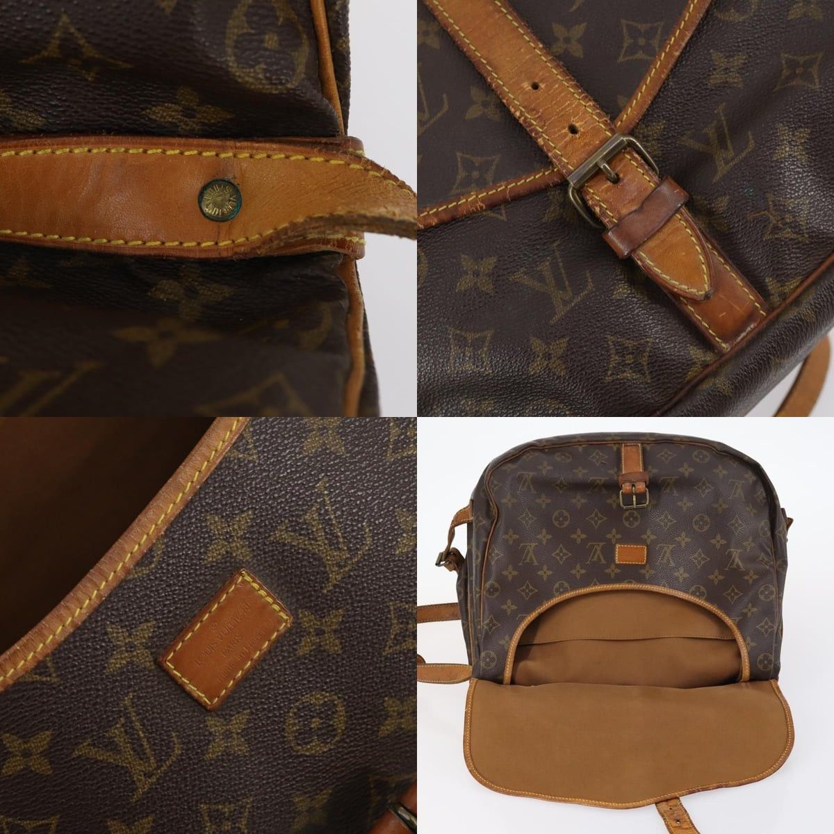 Louis Vuitton LOUIS VUITTON Monogram Saumur 35 Shoulder Bag M42254 Size ONE SIZE - 12 Thumbnail