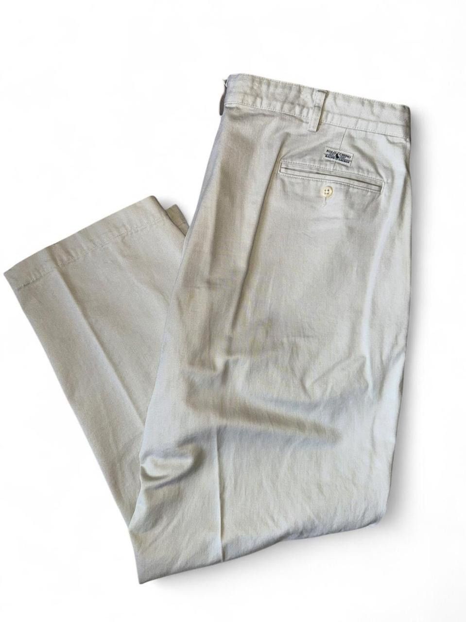 Polo Ralph Lauren Vintage 90s Polo Ralph Lauren Chino Gordon Pants Beige Size US 40 / EU 56 - 1 Thumbnail