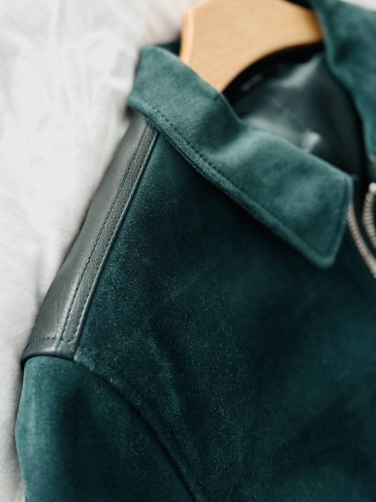Tom Ford Tom Ford Green Suede Jacket Size US XL / EU 56 / 4 - 3 Thumbnail