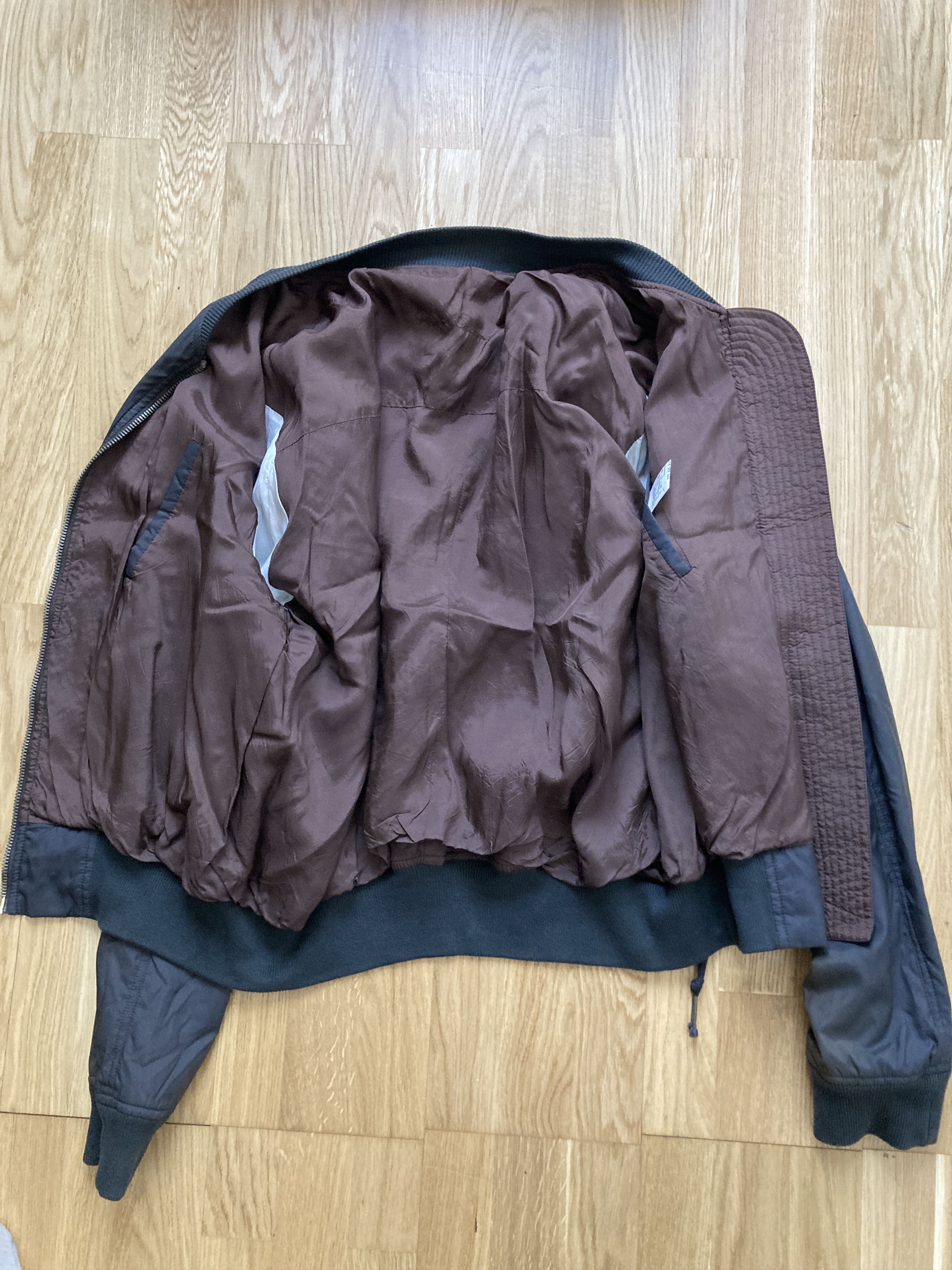 Rick Owens S/S 05 "SCORPIO" Runway Silk Bomber Jacket Rick Owens XL Size US XL / EU 56 / 4 - 17 Thumbnail