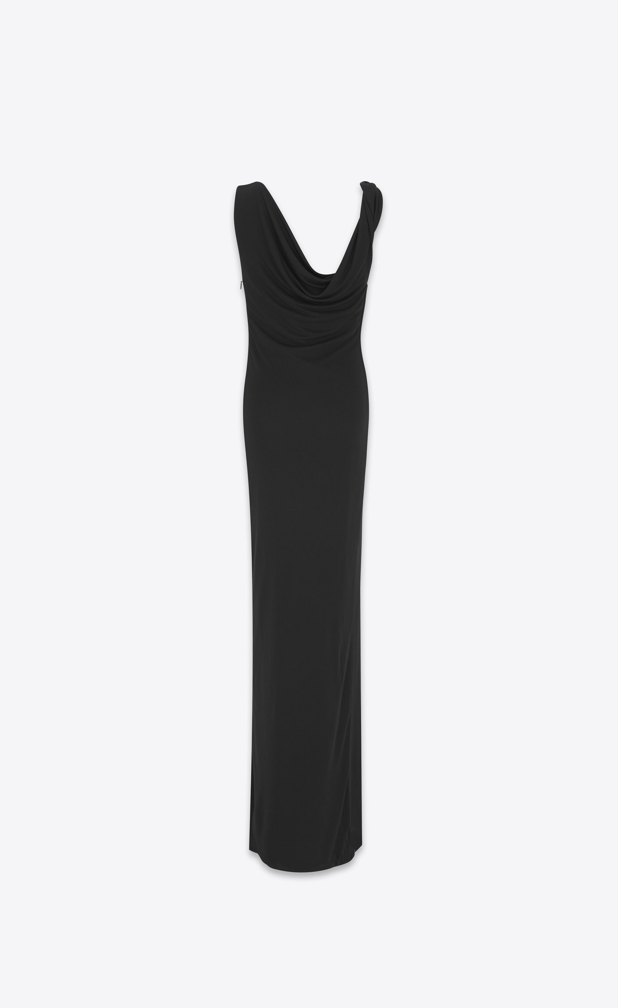 Saint Laurent Paris o1bcso1str1124 Dress in Black Size M / US 6-8 / IT 42-44 - 2 Thumbnail