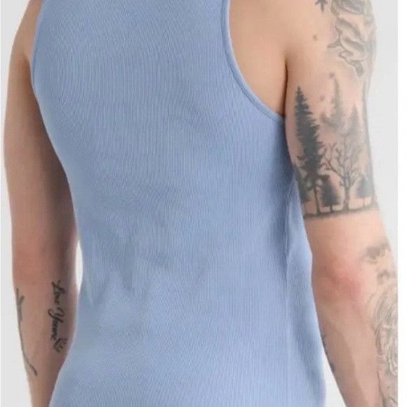 Off-White Off-White Stretch Cotton Logo Tan Blue L Size US L / EU 52-54 / 3 - 3 Thumbnail
