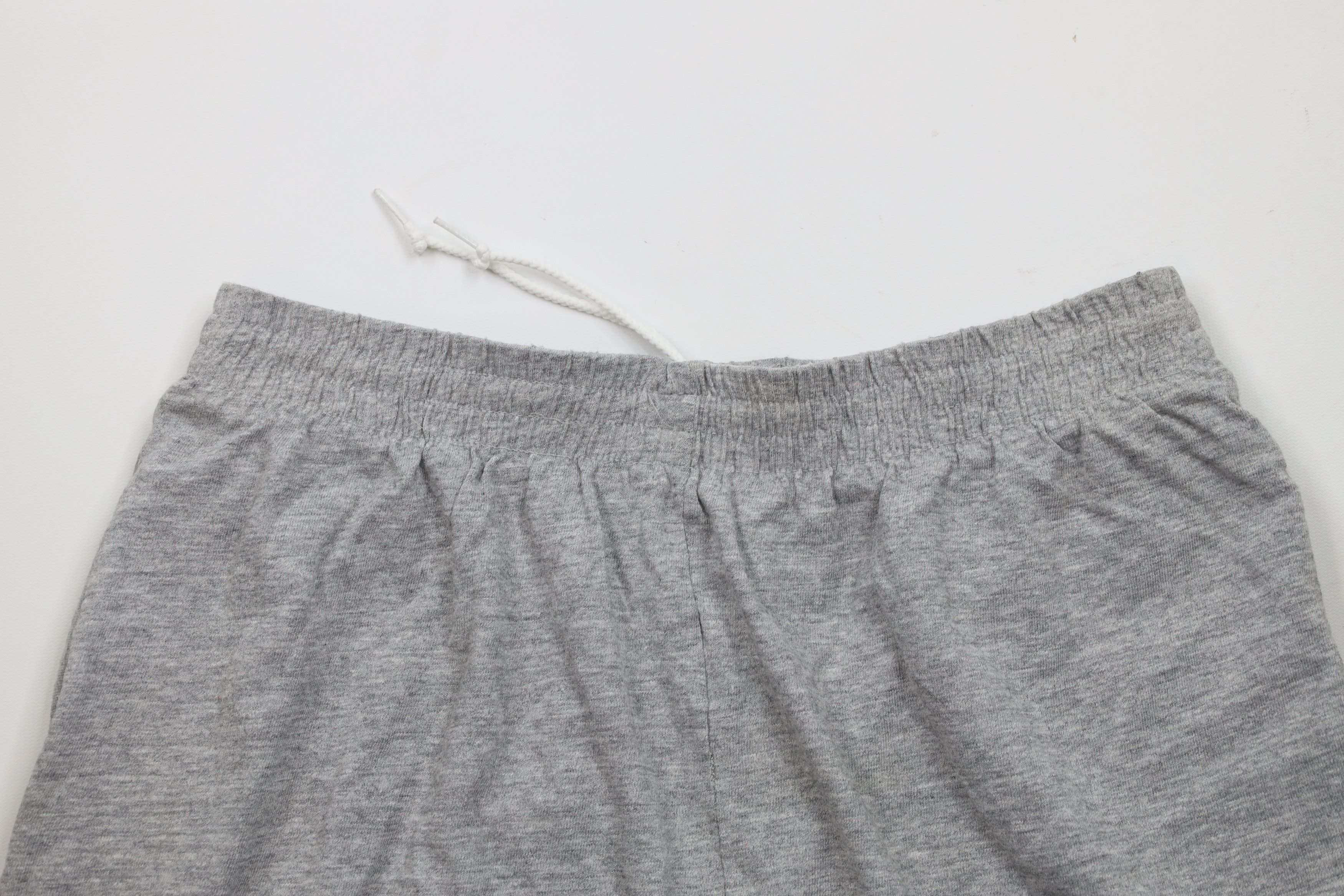 Nike × Vintage Vintage 90s Nike Box Logo Above Knee Shorts Heather Gray USA Size US 36 / EU 52 - 11 Thumbnail