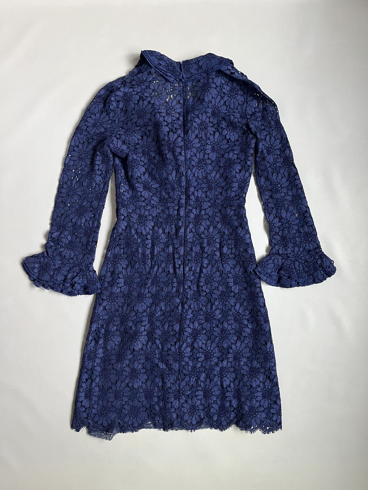 Gucci Gucci Blue Floral Lace Polyamide Dress Size M / US 6-8 / IT 42-44 - 13 Thumbnail