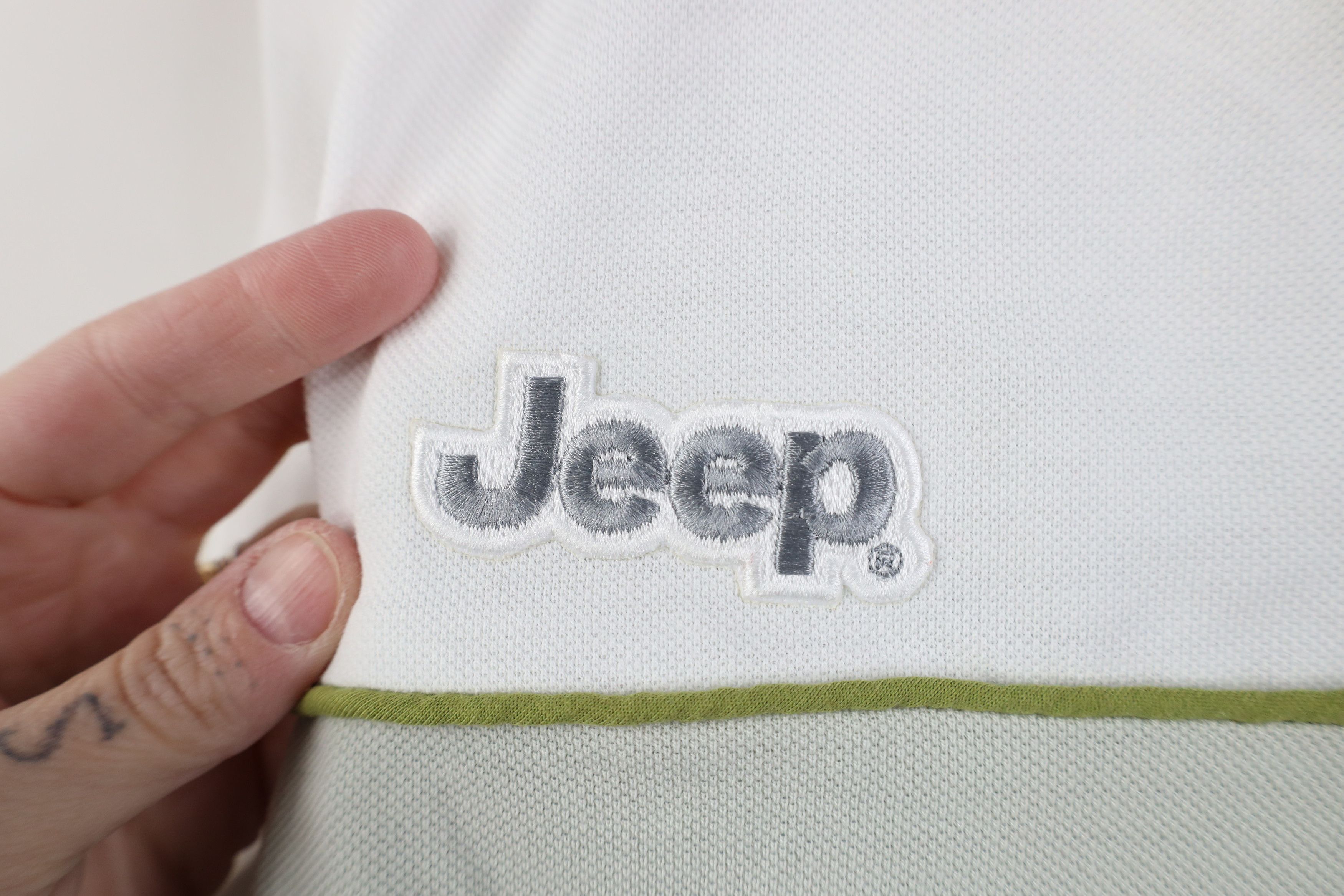 Jeep Vintage Union Made Motor Co Collared Polo Shirt Workwear USA Size US M / EU 48-50 / 2 - 8 Thumbnail