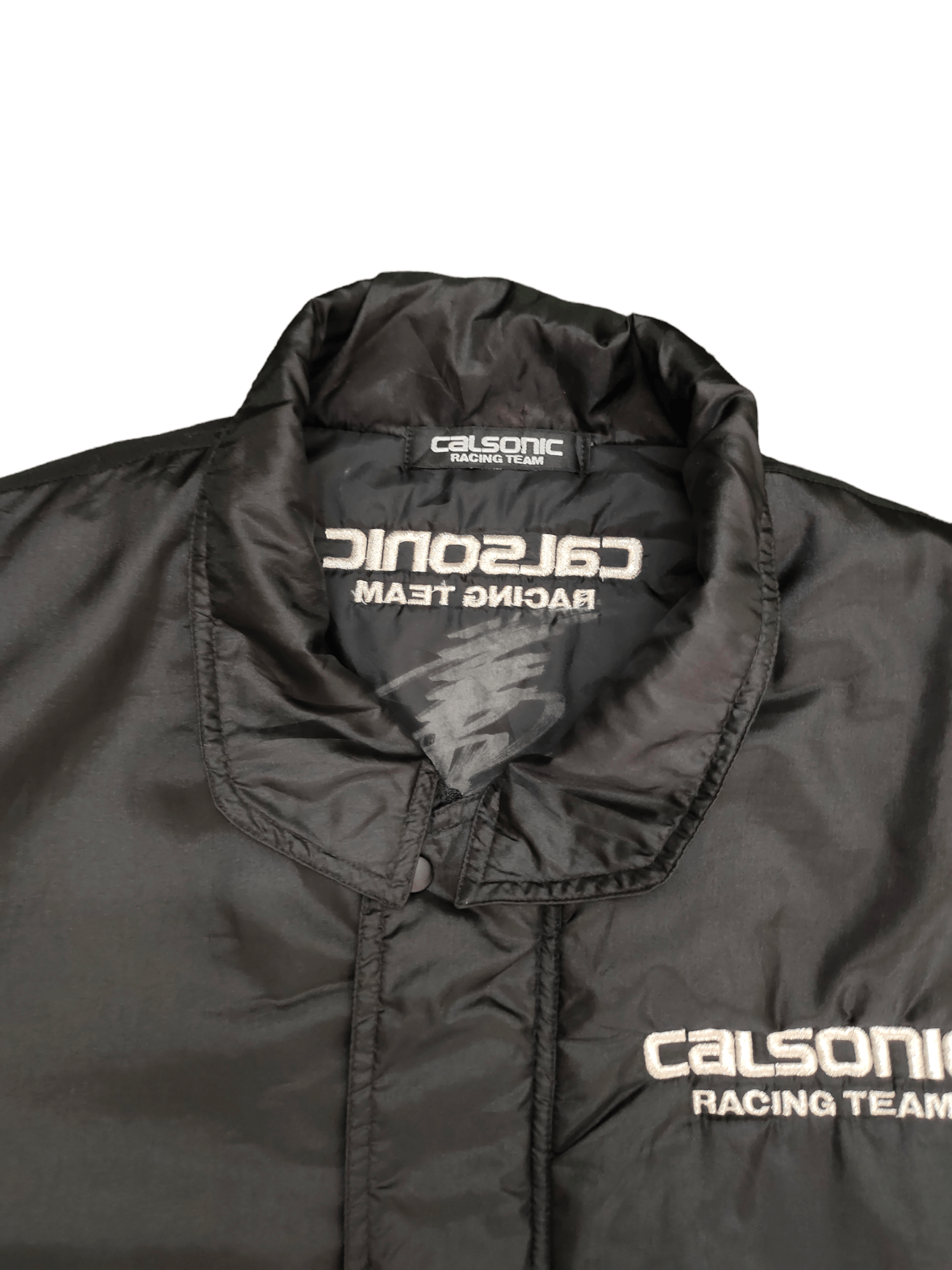 Vintage Vintage Calsonic Racing Team Embroidered Bomber Jacket Size US XL / EU 56 / 4 - 3 Thumbnail