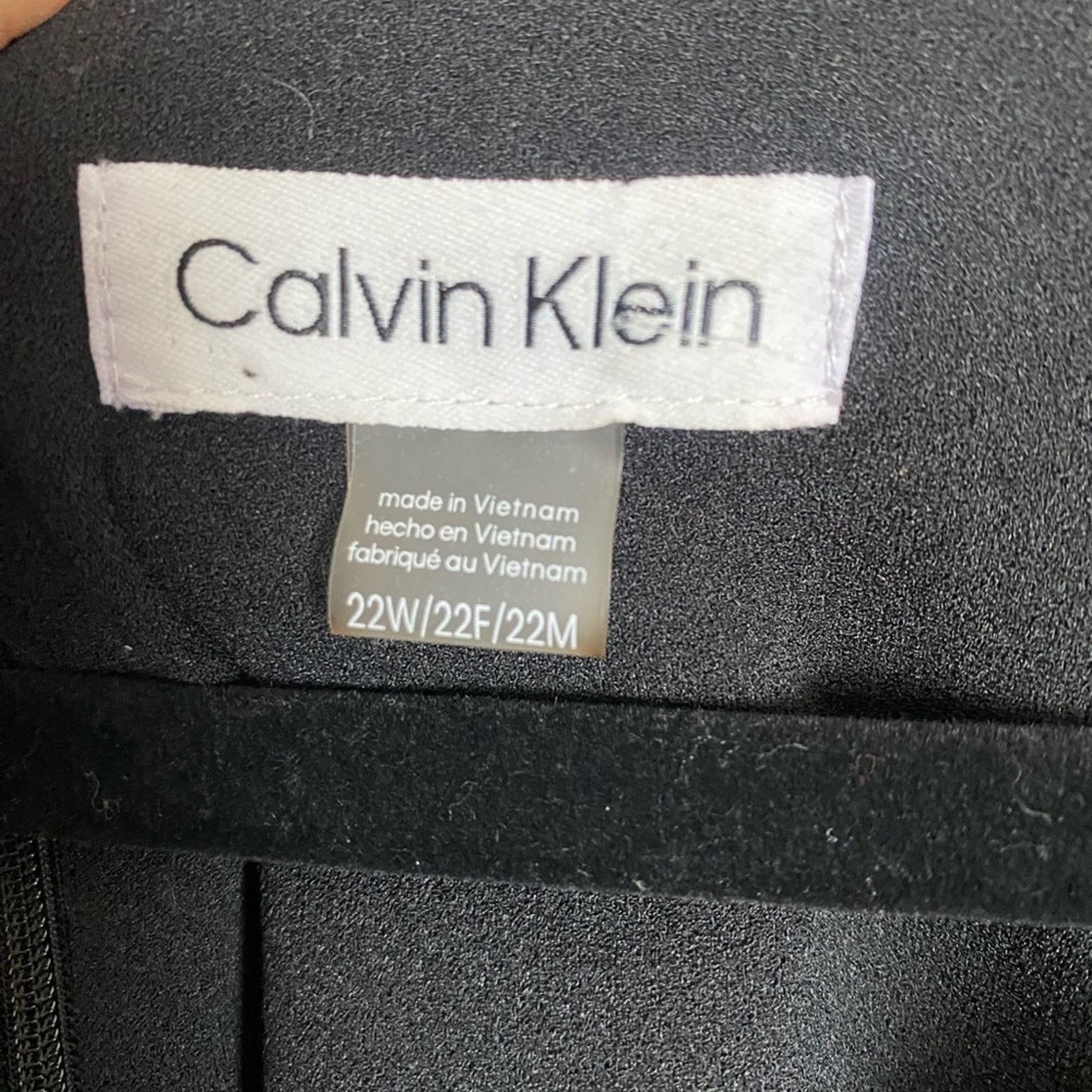 Calvin Klein Calvin Klein V-neck Jumpsuit in Black 22W Size 40" / US 18 - 5 Thumbnail