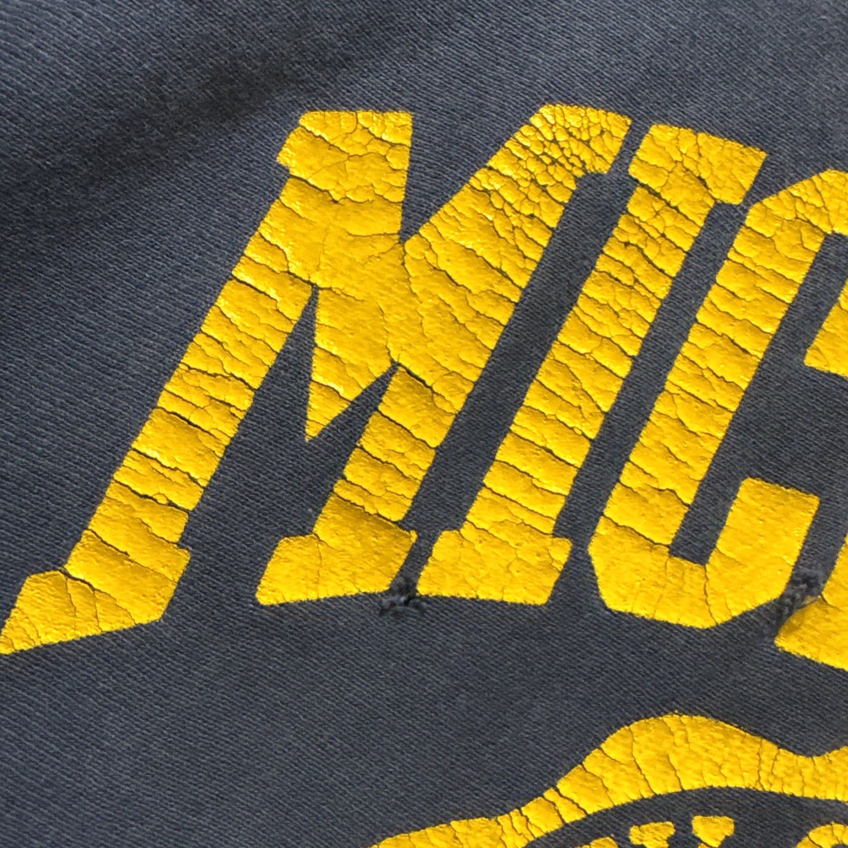 Soffe VINTAGE Soffe University Crewneck Sweatshirt L Men Blue 80’s Reverse Weave Reversible Michigan College pullover Mens Size US L / EU 52-54 / 3 - 4 Thumbnail