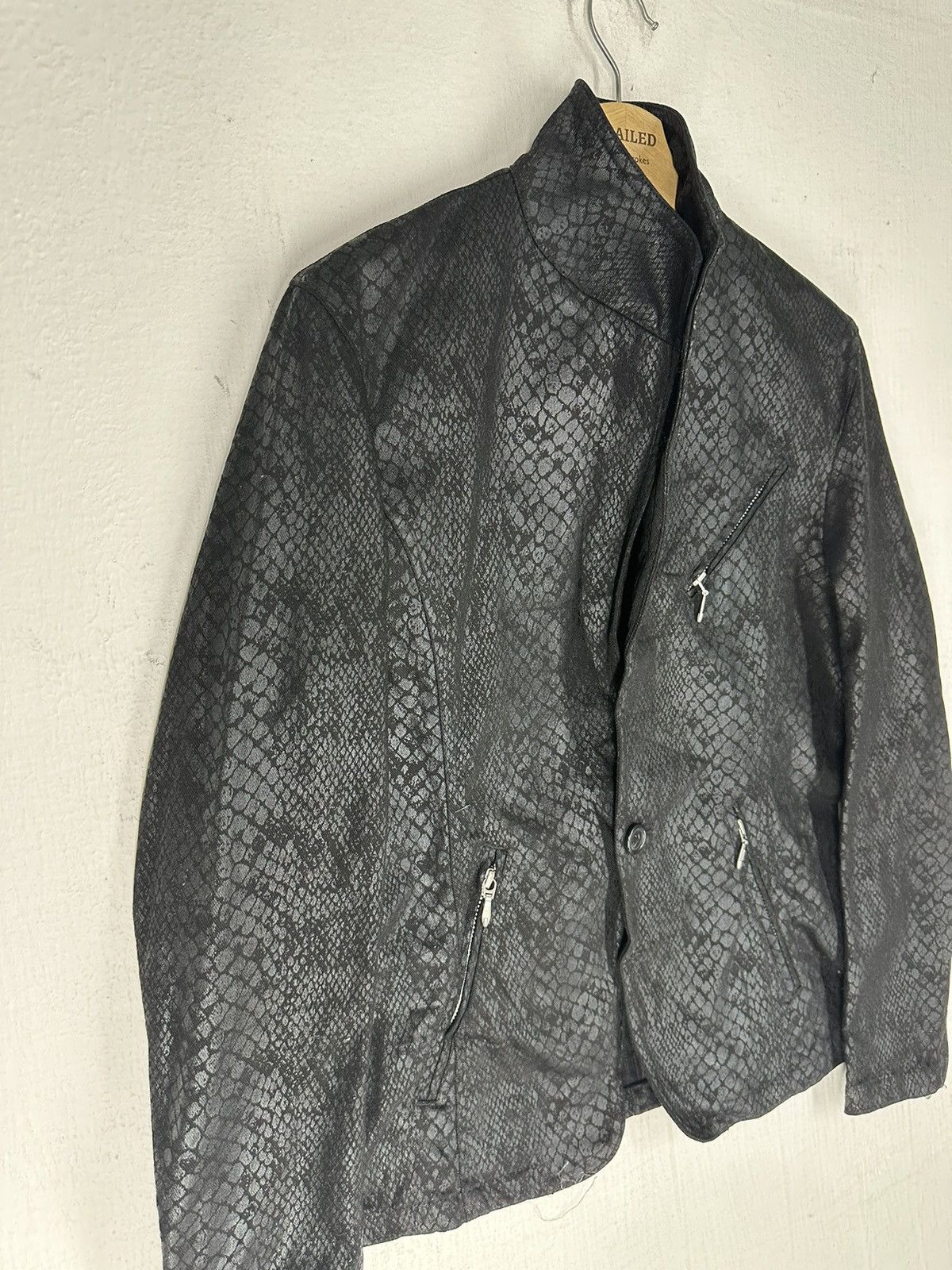 Tornado Mart Tornado Mart Refined Real Clothes Snake Skin Reptile Jacket Size US M / EU 48-50 / 2 - 4 Thumbnail