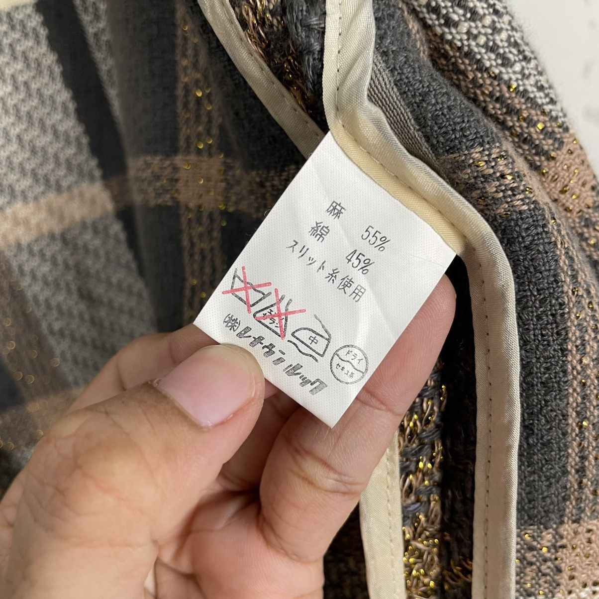 Bruno Piattelli Bruno Piattelli Double Breasted Tartan Jacket Size M / US 6-8 / IT 42-44 - 16 Thumbnail