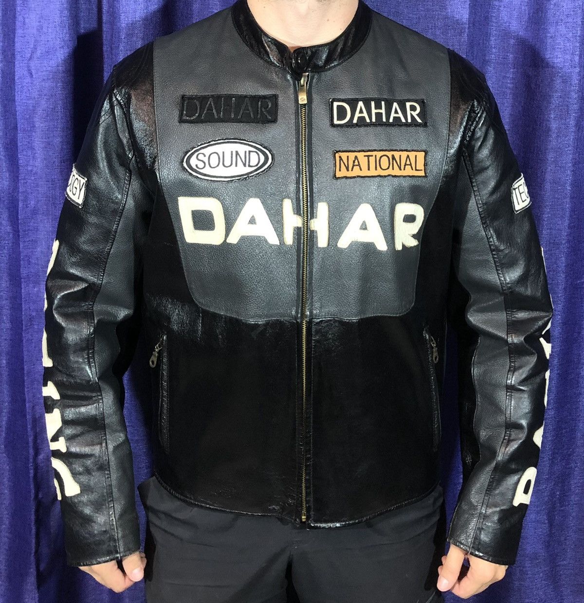 Dainese × Honda × Yamaha Dahar motorcycle leather jacket Racing Vintage Size US S / EU 44-46 / 1 - 4 Thumbnail
