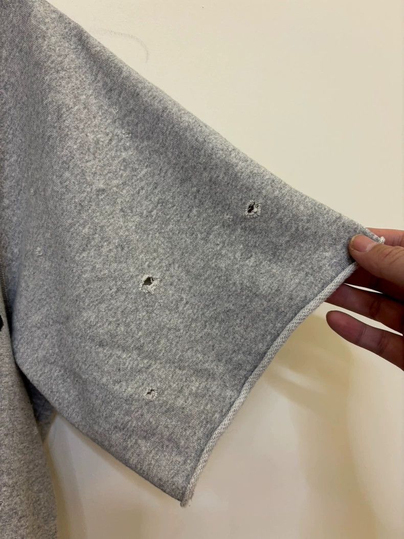 Other Gray Distressed Short Sleeve Sweatshirt- Size US L / EU 52-54 / 3 - 4 Thumbnail