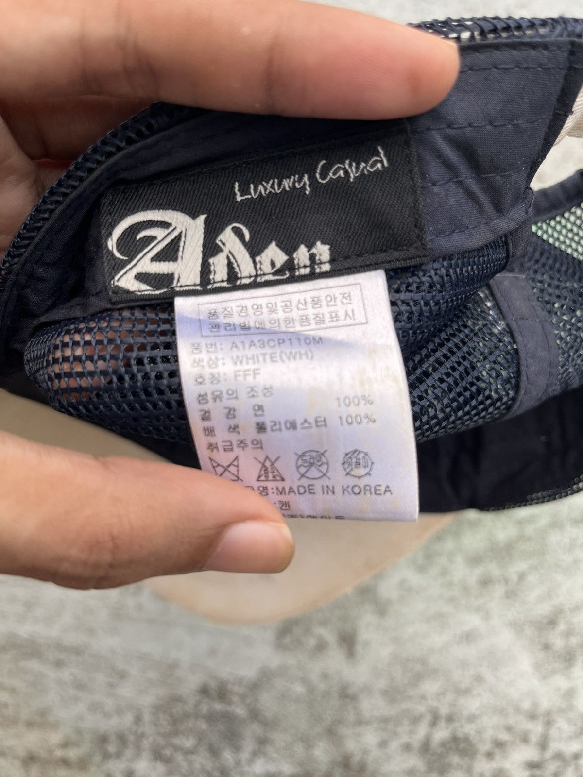 Japanese Brand × KMRii × Le Grande Bleu (L.G.B.) Japanese Aden Trucker Hat Size ONE SIZE - 6 Thumbnail