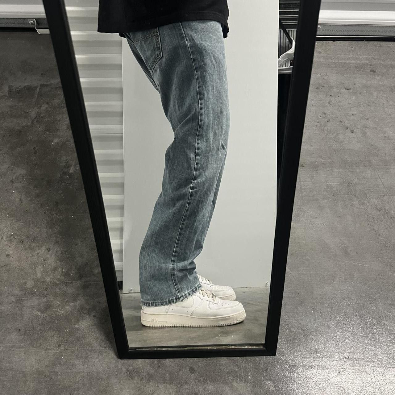 Japanese Brand × Vintage Vintage Y2K Grunge Skater Medium wash Denim Jeans! Size US 34 / EU 50 - 2 Thumbnail