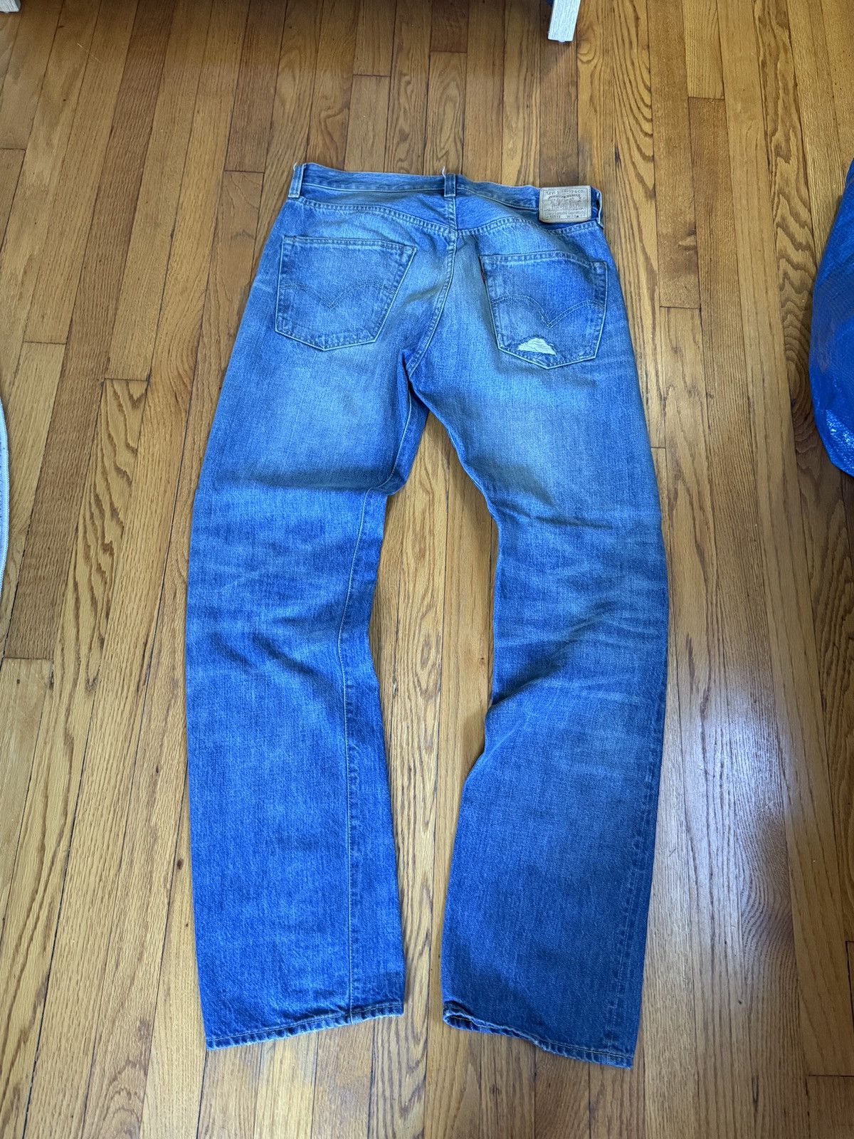 Levi's Levis 501XX Distressed Denim Size US 33 - 4 Thumbnail