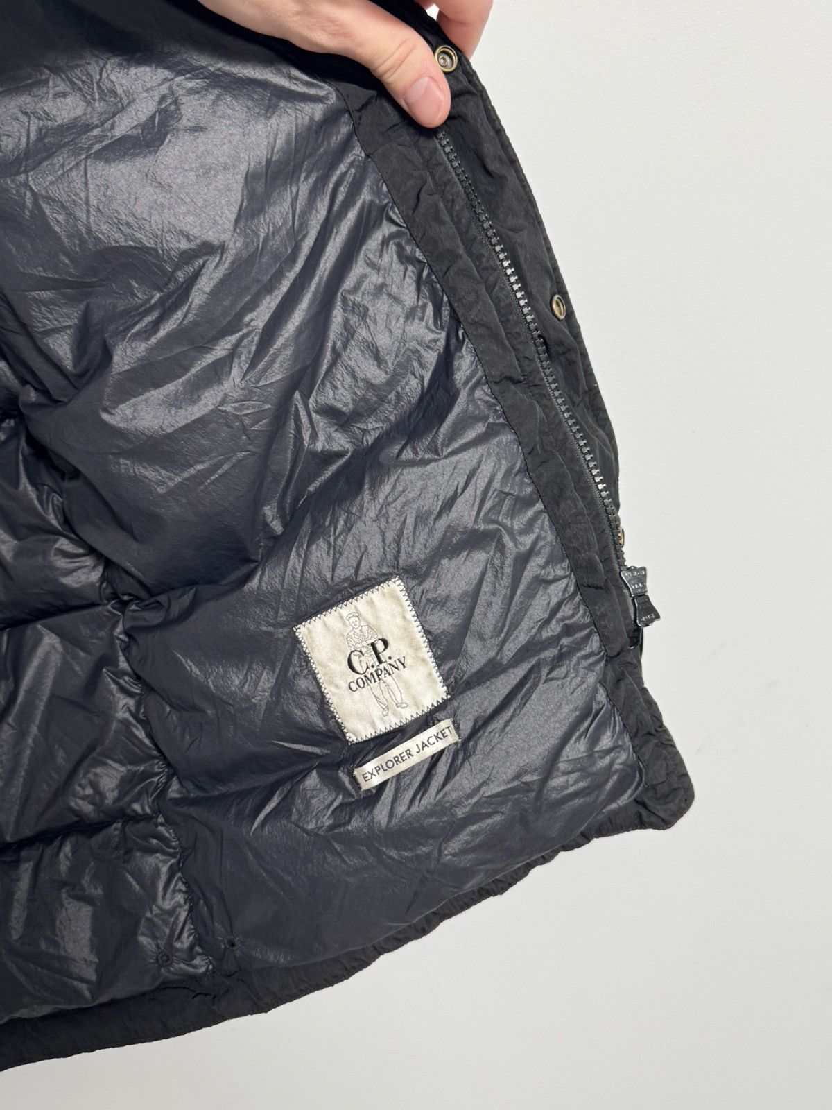 C.P. Company C.P. Company Jacket Kids Size 10 Down Black Puffer Hooded Size US XS / EU 42 / 0 - 17 Thumbnail