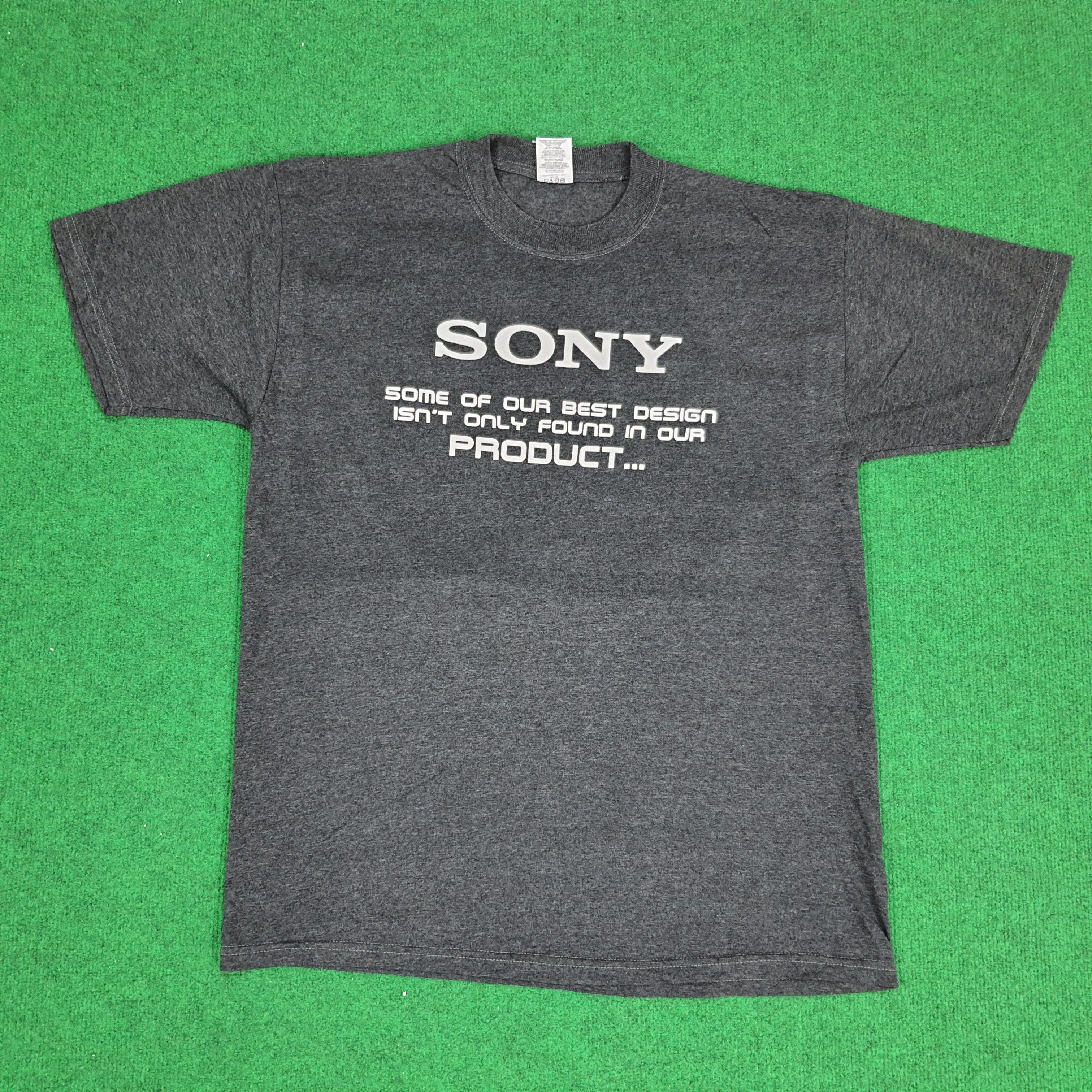 Japanese Brand × Sony × Vintage Vintage SONY Japan Brand Product Tshirt Size US L / EU 52-54 / 3 - 1 Thumbnail