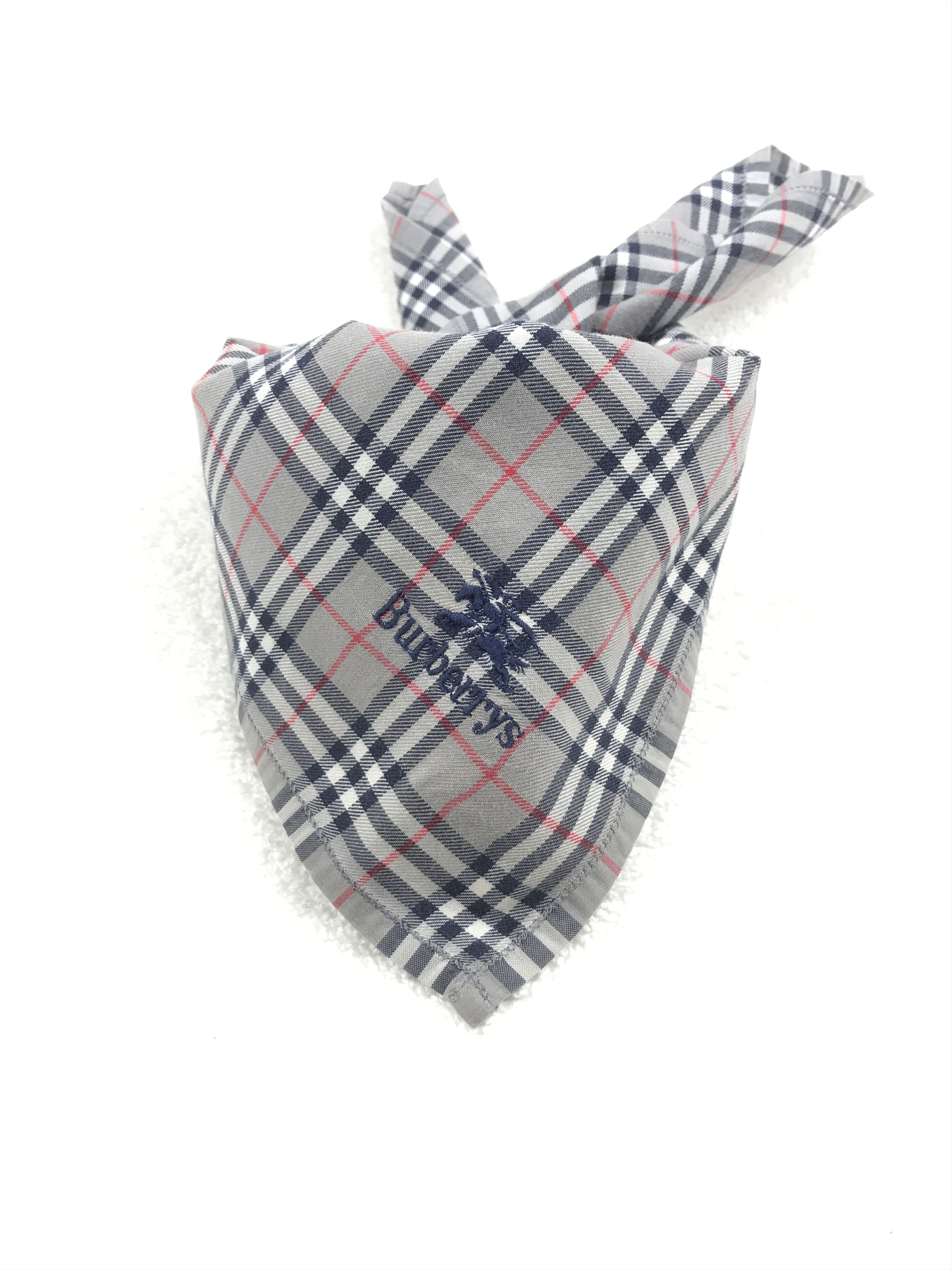 Burberry × Vintage Vintage Burberry Nova Check Bandana Neckerchief Handkerchief Size ONE SIZE - 3 Thumbnail
