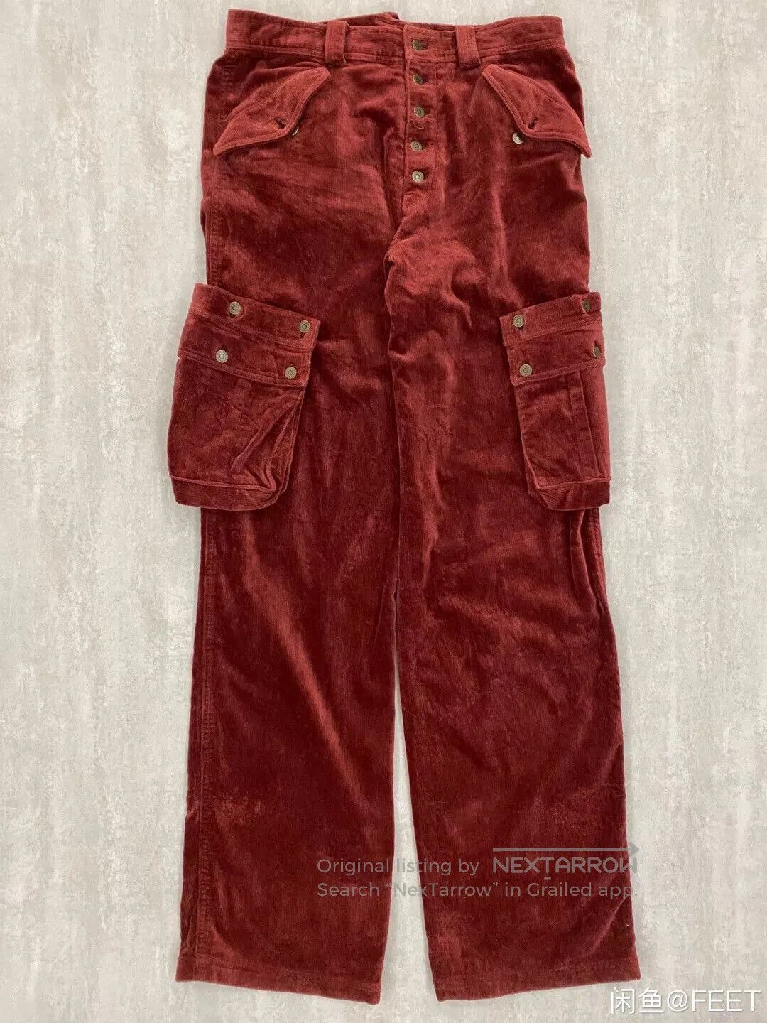 VINNY's vintage multy pocket corduroy pants. Size US 27 - 1 Thumbnail