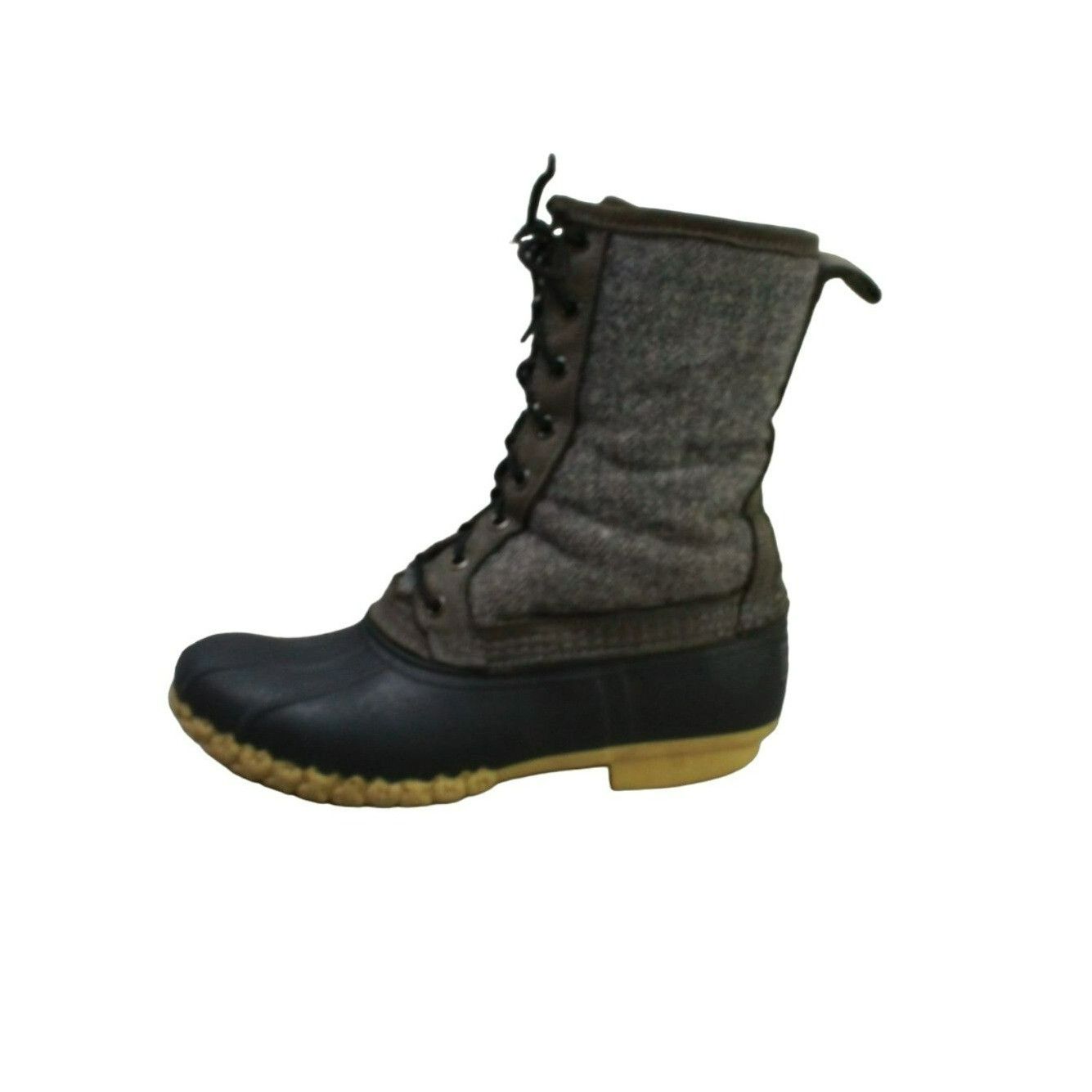 image of L L Bean Ll Bean Women's Shearling Lined Insulated Duck Boots in Grey (Size 7)