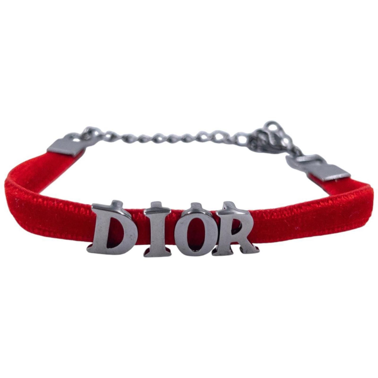 Dior Vintage Dior Velvet Ribbon Bracelet Size ONE SIZE - 5 Thumbnail