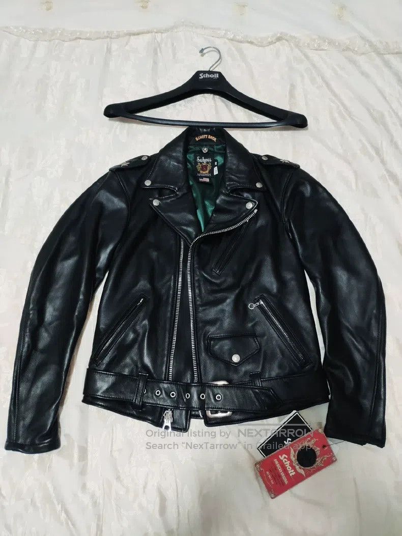 Schott Schott 244 One Star Knight Leather Coat Size US M / EU 48-50 / 2 - 2 Thumbnail