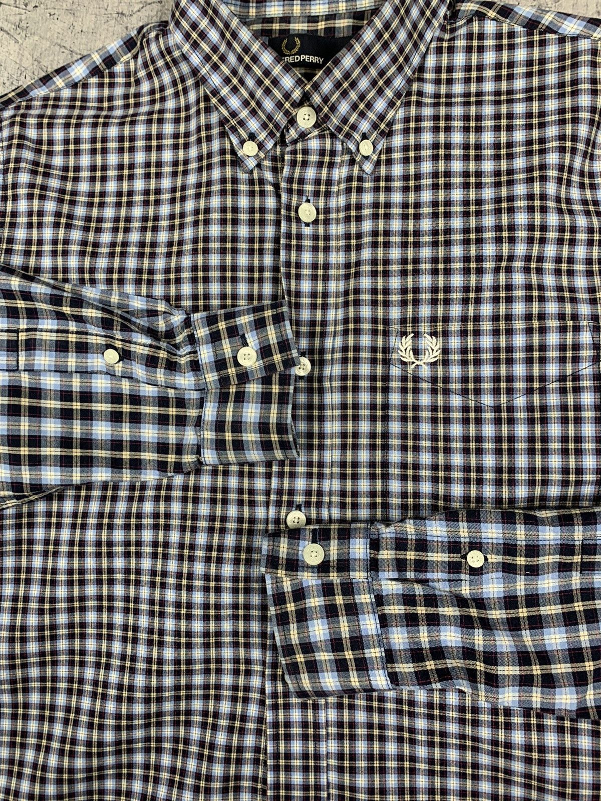 Fred Perry Fred Perry Shirt Buttons-Ups Top Long Sleeve Men’s Size XXL Size US XXL / EU 58 / 5 - 8 Thumbnail