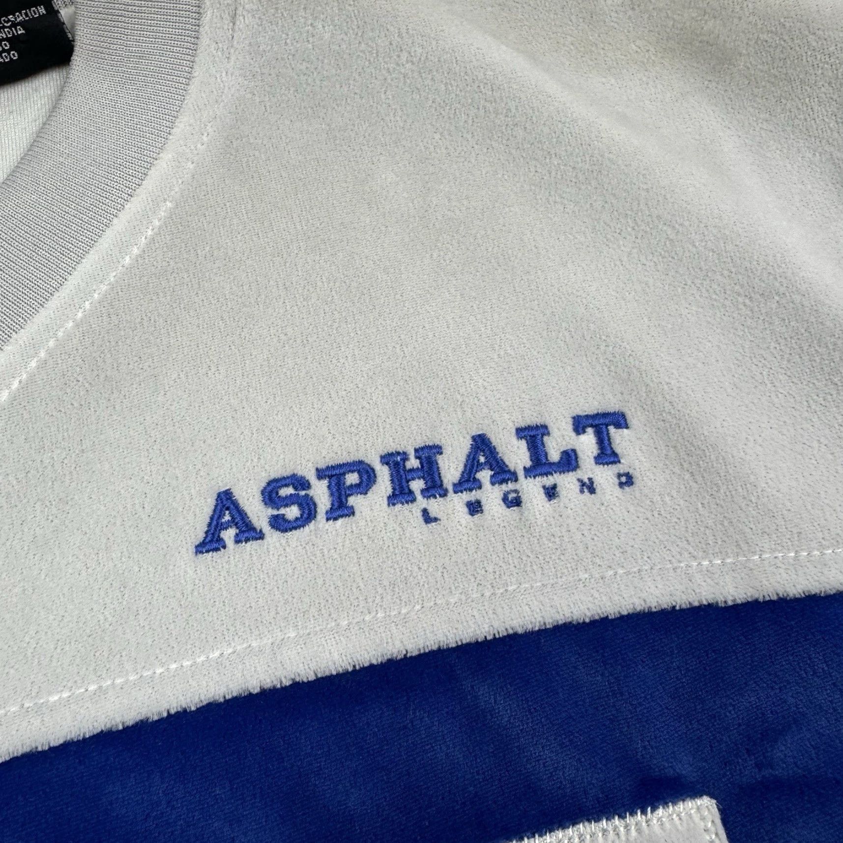 Starter VINTAGE Starter Jersey Shirt Adult Medium Blue Velour Hipster 90s Y2K Mens Size US M / EU 48-50 / 2 - 4 Thumbnail