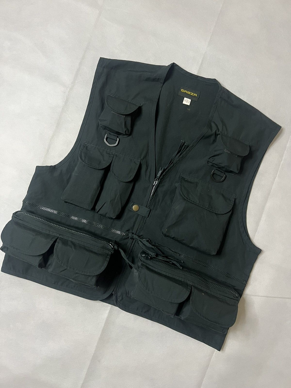 Japanese Brand Vintage Garza Tactical Multi Pocket Vest Fishing Outdoor Size US XL / EU 56 / 4 - 3 Thumbnail