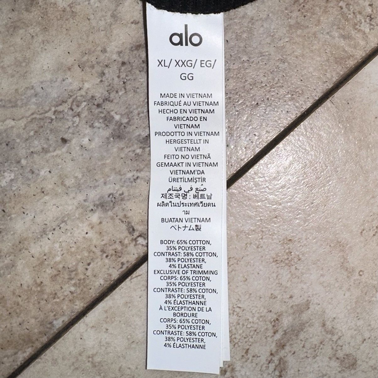 Alo Alo Yoga Accolade Pullover Hoodie Black Logo Sweatshirt XL Size US XL / EU 56 / 4 - 7 Thumbnail