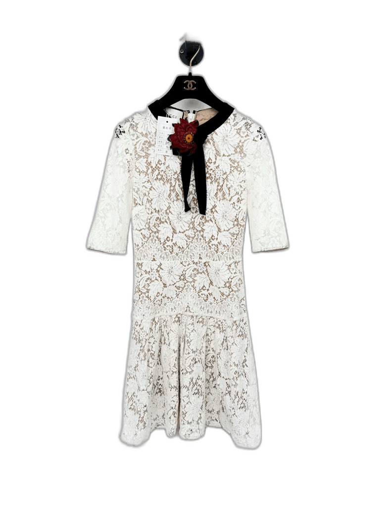 Gucci Gucci Lace Dress Size 40 Good Condition Size M / US 6-8 / IT 42-44 - 1 Thumbnail