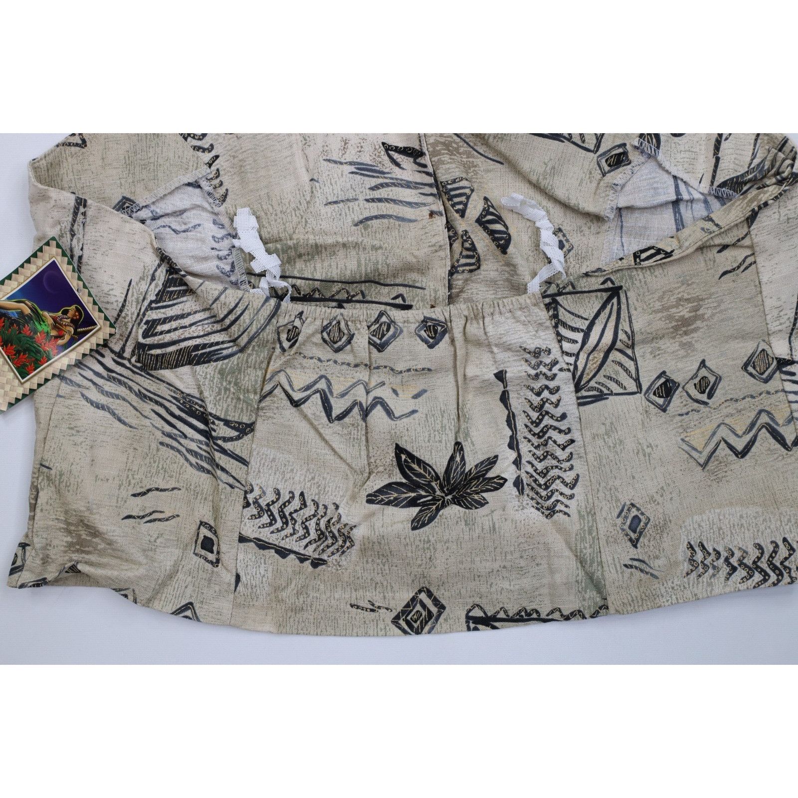 Hilo Hattie Deadstock Vintage 90s Hilo Hattie 2 Piece Hawaiian Skort Set Size XL / US 12-14 / IT 48-50 - 10 Thumbnail